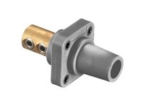 Hubbell Wiring HBLFRGY SINGLEPOLE 300/400A FEM RCPT SCREW GY | Industrial Supplies