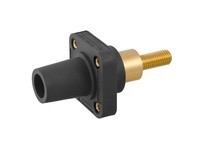 Hubbell Wiring HBLFRSCEBK SINGLEPOLE 300/400A FEM EXTSTUD REC BK