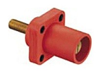 Hubbell Wiring HBLFRSCW SINGLEPOLE 300/400A FEM STUD RECEP WH