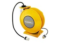 Hubbell Wiring HBLI45123C20Y UL Type 1 45 Ft #12/3 SJO 20 A 125 VAC Yellow Industrial Reel with HBL5369C