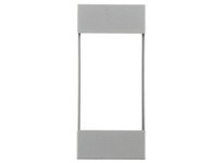 Hubbell Wiring HBLIMFGY MOD FACE PLATE IMF GRAY SNAP