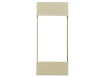 Hubbell Wiring HBLIMFI MOD FACE PLATE IMF IVORY SNAP