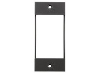 Hubbell Wiring HBLIMFSBK MOD FACE PLATE IMF BLACK SCREW