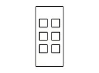 Hubbell Wiring HBLKR314SGY FACEPLATE SCREW MT KRONE GY