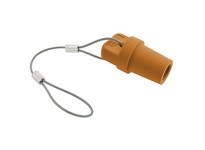 Hubbell Wiring HBLMCAPO SINGLEPOLE MALE CAP ORANGE