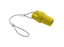 Hubbell Wiring HBLMCAPY SINGLEPOLE MALE CAP YELLOW | High-Quality Industrial Supplies