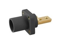 Hubbell Wiring HBLMRB2BK SINGLEPOLE 400A MALE BUS 2 HOLE BK