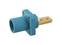 Hubbell Wiring HBLMRB2BL SINGLEPOLE 400A MALE BUS 2 HOLE BL