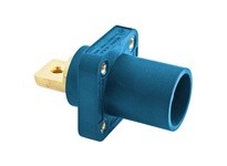 Hubbell Wiring HBLMRBBL SINGLEPOLE 300/400A MALE BUS RECEP BLU