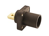 Hubbell Wiring HBLMRBBN SINGLEPOLE 300/400A MALE BUS RECEP BRN