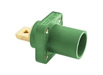 Hubbell Wiring HBLMRBGN SINGLEPOLE 300/400A MALE BUS RECEP GN | Industrial Supplies