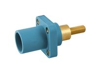 Hubbell Wiring HBLMRSCEBL SINGLEPOLE 300/400A ML EXTSTUD REC BL