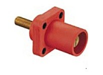 Hubbell Wiring HBLMRSGN SINGLEPOLE 300/400A MALE STUD RECEP GN | Industrial Supplies