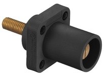 Hubbell Wiring HBLMRTBK SINGLEPOLE 400A MALE RCPT SCR THRDBK | Industrial Supplies