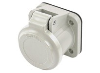 Hubbell Wiring HBLNCAW SINGLEPOLE NON-MET COVER 150A WHITE