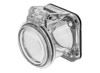 Hubbell Wiring HBLNCC SINGLEPOLE NON-MET COVER CLEAR