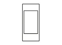 Hubbell Wiring HBLOR306I FACEPLATE SNAP-IN ORTRONICS IV | Industrial Supplies