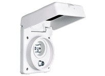 Hubbell Wiring HBLPHTVNM MARINE HULL INLET PHONE & TV NM