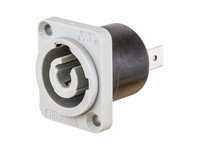 Hubbell Wiring HBLPMOGY INSUL-LOCK PANEL MOUNT OUTLET GRAY 2