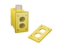 Hubbell Wiring HBLPOB1DY PORTABLE OUTLET BOX W/DUP YELLOW PLATE