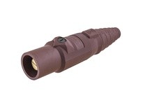 Hubbell Wiring HBLRF300MBN SINGLEPOLE 300A MALE PLUG BROWN RFID