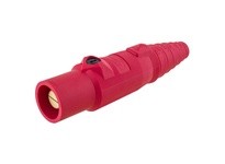 Hubbell Wiring HBLRF300MR SINGLEPOLE 300A MALE PLUG RED RFID