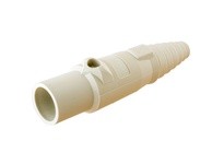 Hubbell Wiring HBLRFMBW SINGLEPOLE REPL BDY MALE PLG WH RFID