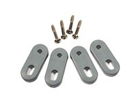 Hubbell Wiring HBLRFT1 REPL MOUNTING FEET FOR HBLDS3 10PK