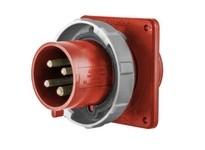 Hubbell Wiring HBLS360B7W PS IEC INLET2P3W 60A 480V4X/IP69k
