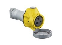 Hubbell Wiring HBLS360C4WP SW CONN2P3W 60A 125V4X/IP69kPILOT | Industrial Connector