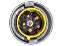 Hubbell Wiring HBLS360P4WP IECPLUG2P3W 60A 125V4X/IP69kPILOT