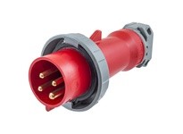 Hubbell Wiring HBLS4100P7W PS IEC PLUG 3P4W 100A 3P 480V 4X/69K