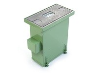 Hubbell Wiring HBLSCCUBPD STEEL CONV CTR FL BX PWR/DATA