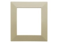Hubbell Wiring HBLTRIM2WI WALL BOX TRIM PLATE 2G IV