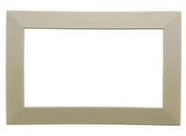 Hubbell Wiring HBLTRIM4WI WALL BOX TRIM PLATE 4G IV