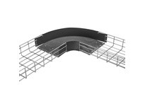 Hubbell Wiring HBTR0404BK WBPREFORM RADI 90 4"Hx4" Black | Industrial Supplies