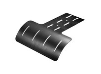 Hubbell Wiring HBTVDBK WBACCSVERTICALDOWNBLACK