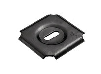 Hubbell Wiring HBTWSBK WB ACCS WSHRSPT 50 PC PER BOX BLACK