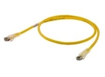Hubbell Wiring HC6Y90 P-CORD NEXTSPEED CAT6 SLIM YL 90FT | High-Quality Networking Cable