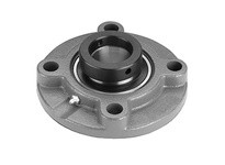 PTI HCFC214-70MM Piloted 4-Bolt Flange Bearing-70mm HCFC 200 Silver Series - Normal Duty