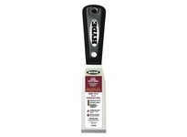 Hyde Tools 01240 Black & Silver 1-5/16" Stiff Chisel Putty Stainless Steel | Durable & Reliable
