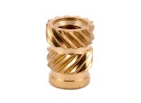 E-Z LOK HI-006-WH Threaded Insert for Plastic - Flush | Pack of 100