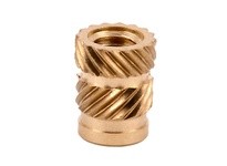 E-Z LOK HI-008-WH Threaded Insert for Plastic - Flush | Pack of 100