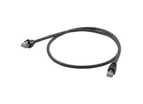 Hubbell Wiring HI603AA P-CORD HI-IMPACT 6 BK RJ45-RJ45 3'