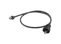 Hubbell Wiring HI605AE P-CORD HI-IMPACT 6 BK RJ45-IE 5'