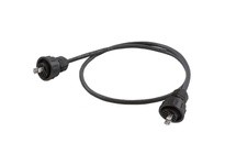 Hubbell Wiring HI605EE P-CORD HI-IMPACT 6 BK IE-IE 5'