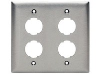 Hubbell Wiring HISF24 FACEPLATE HI-IMPACTSS2-G4P | Durable Industrial Solutions
