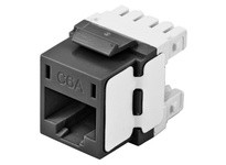 Hubbell Wiring HJ6ABK JACK HJ6A CAT6A UNI BK | High-Performance Connector