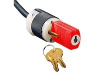 Hubbell Wiring HKLDR PLUG LOCKOUT DEVICE KEYED RED | YarinInd