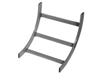 Hubbell Wiring HLI0690G CABLEMGT LAD-RCK INSIDE RD 6"W GY